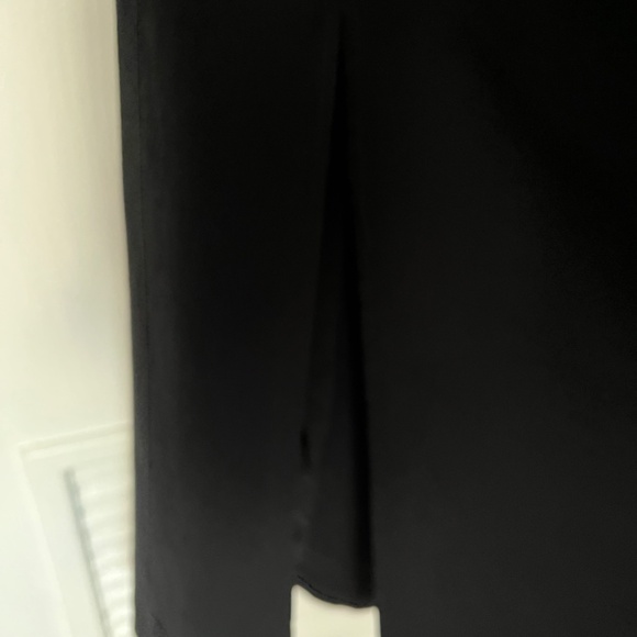 Marla Wynne Black Trench Coat Size L - Picture 7 of 8